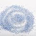 KISSTAKER Pebble Turtle Fish Tank Sand Rocks Aquarium Bonsai Succulent Plants Decoration Ornament Stone Landscape (500g Transparent and Blue)