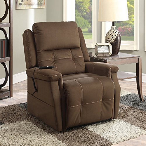 Prime Resources Double Motor Lift Chair in Fling Coffee