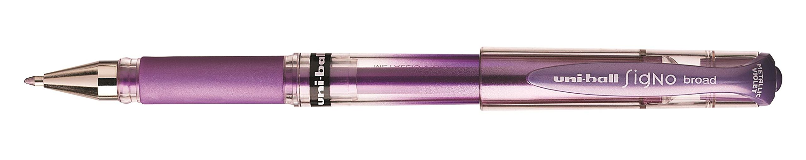 uni-ball 146838 1.0 mm Signo Um-153 Gel Pen - Violet Metallic