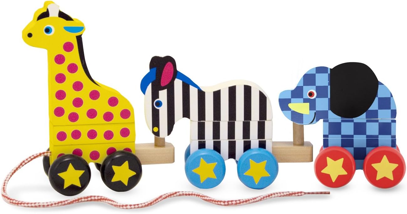 melissa and doug pull along zoo animals