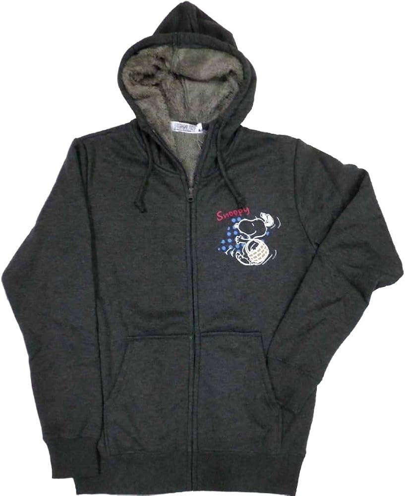 snoopy zip up hoodie