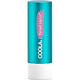 COOLA Organic Liplux Tinted Lip Balm and Sunscreen with SPF 30, Dermatologist Tested Lip Care for Daily Protection, Vegan and Gluten Free, 0.15 Oz