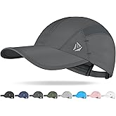 YANIKY Quick-Dry Running Hat for Men & Women Cooling Hat UPF 50+ Thin Baseball Cap Lightweight Breathable Mesh Sport Hats