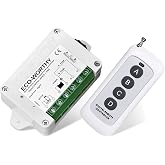 ECO-WORTHY Forward Reverse DC Motor Controller Kit (8V-35V) - 12V/24V Wireless Remote Relay Module for Linear Actuator, Solar Tracker, Industrial Automation &amp; Smart Home DIY