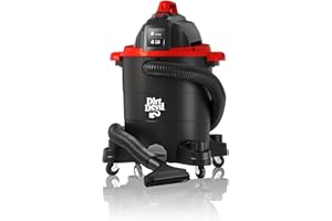Dirt Devil Wet Dry Shop Vacuum, 8-Gallon Capacity, Built-in Drain Port, Corded Power, SD68000