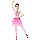 Barbie in the Nutcracker Land of Sweets Ballerina Renee Fashion Doll | Brown Hair Doll, Includes Ballet Tutu and Candy Themed Accessories​​​​, Age 3+