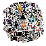 100 Pcs Star Wars Sticker Pack,Unique Cool Stickers Notebook Guitar Skateboard Travel Stickers Waterproof