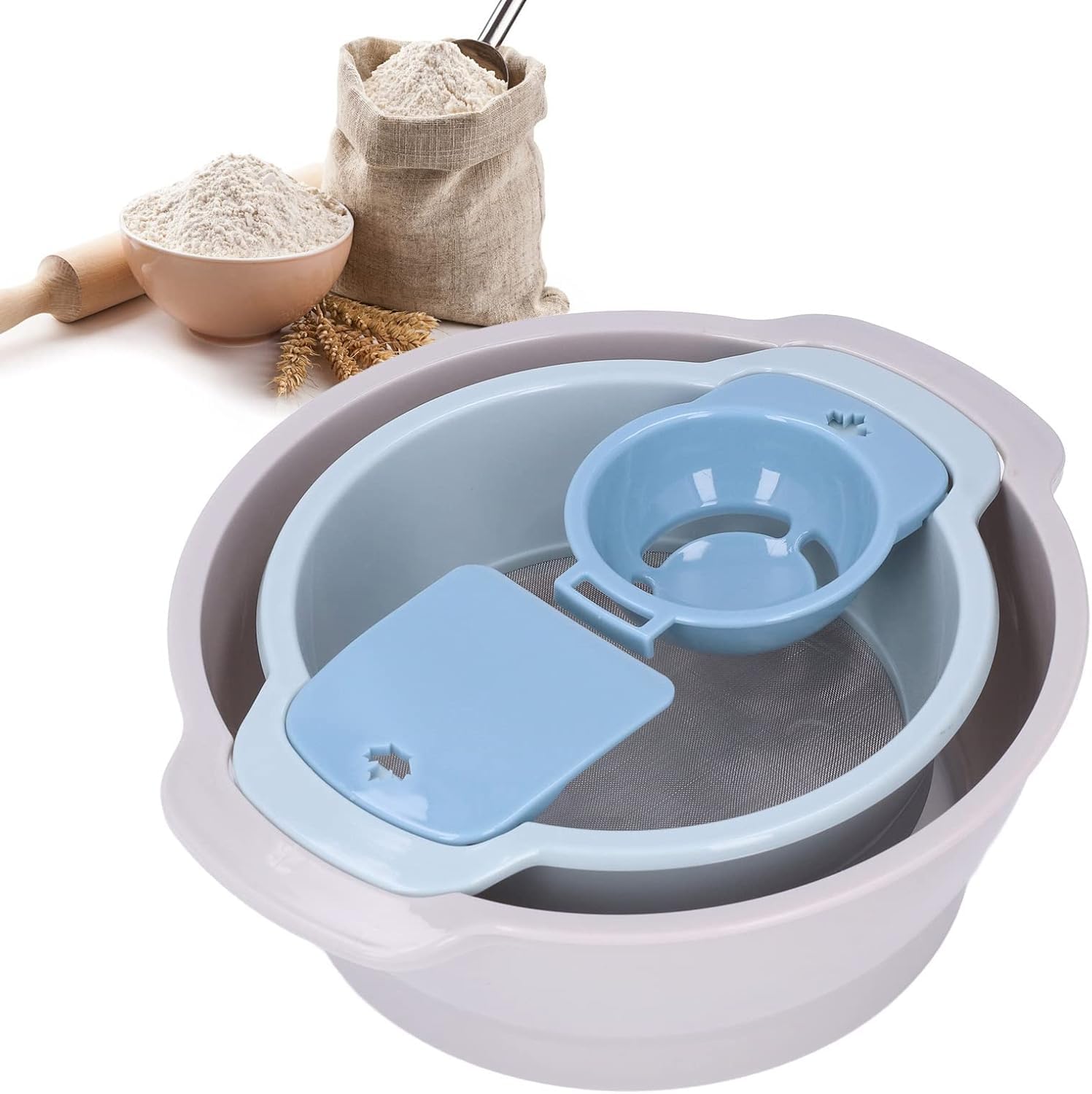 Pollen Sieve Set,Trim Tray Kit,2-in-1 Trimming Tray with 150 Micron Fine Screen Trim Kit, Screening Tray with Dry Herb Harvesting Accessories,Suitable for Herb Powder Collection