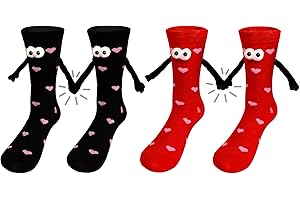 ANOTION Novelty Socks - Fun Socks Gifts for Women Valentines Gifts for Her White Elephant Gifts Funny Funny Birthday Gifts