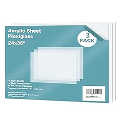 Egofine Plexiglass Sheets Acrylic Sheets 3 Pack of