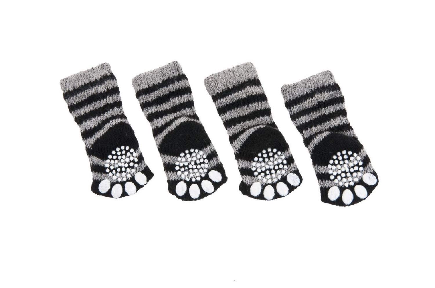 Karlie Dog Socks for Injured or Sensitive Paws, black/grey, 39mm