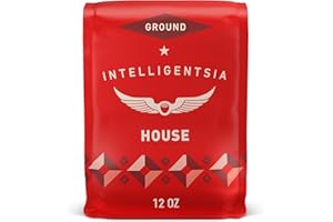 Intelligentsia Coffee, Light Roast Ground Coffee - House 12 Ounce Bag with Flavor Notes of Milk Chocolate, Citrus, and Apple