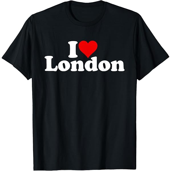 Amazon.com: I Love London Tee - I Heart London T-Shirt : Clothing
