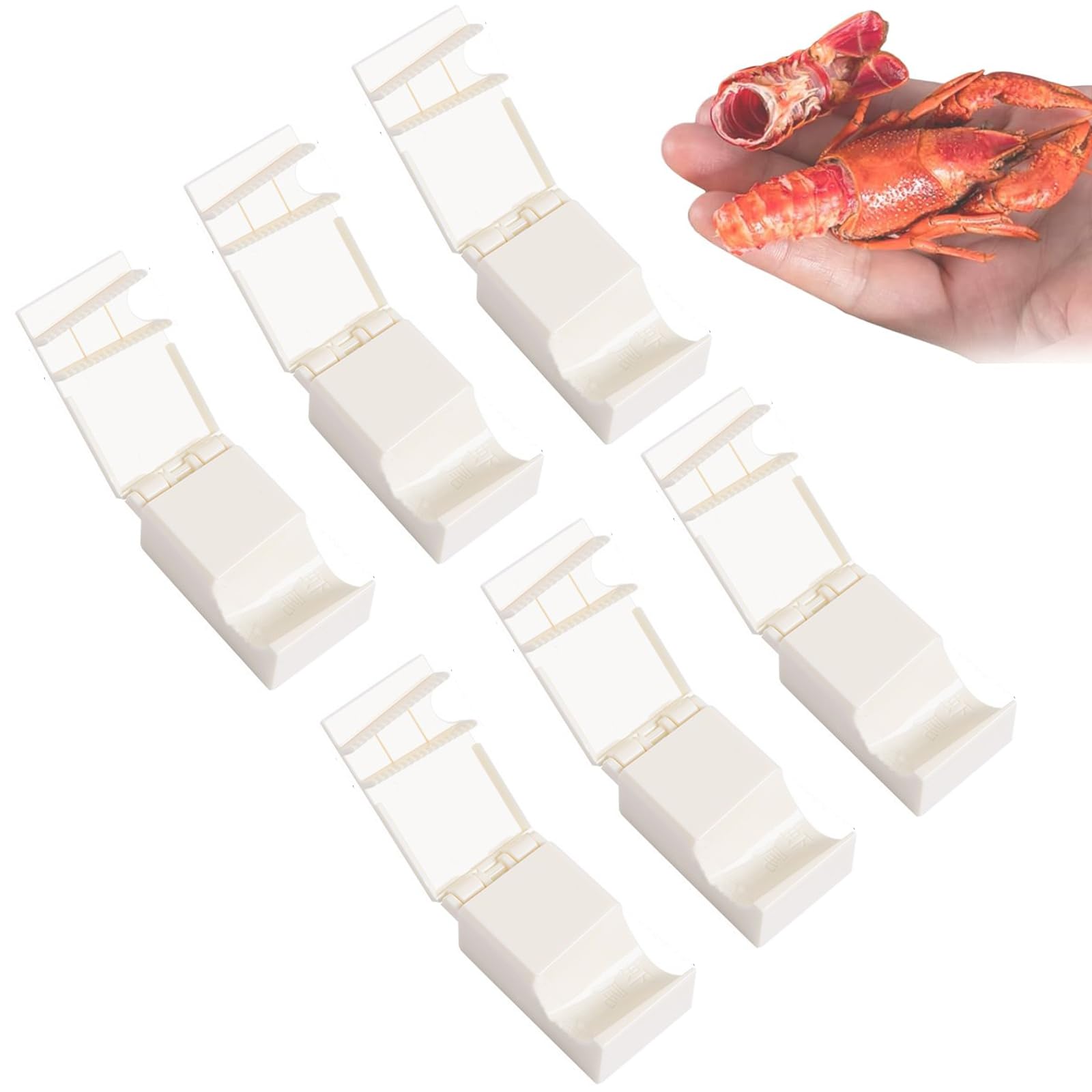 MAEXUS® Lobster Cracker Peeler Small, Pack of 6 Lobster Small Peeler Seafood Tools, Lobster Crawfish Peeler Lobster Cracker for Families