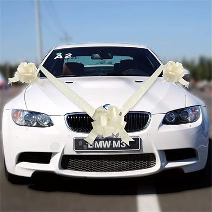 Time To Sparkle Tts 3 Bows 7m Ribbon Wedding Car Ribbon
