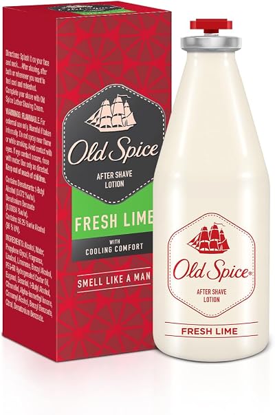 Old Spice Fresh Lime Aftershave 150ml Mens Cooling Soothing Scent