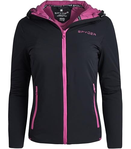 Amazon.com: Spyder Women's Alyce Full Zip Soft Shell Hooded Jacket