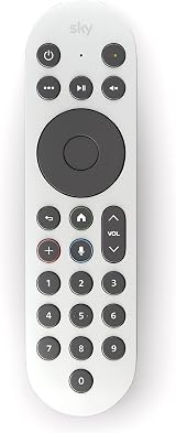 Sky Glass and Sky Stream Remote Ceramic White - Voice Control