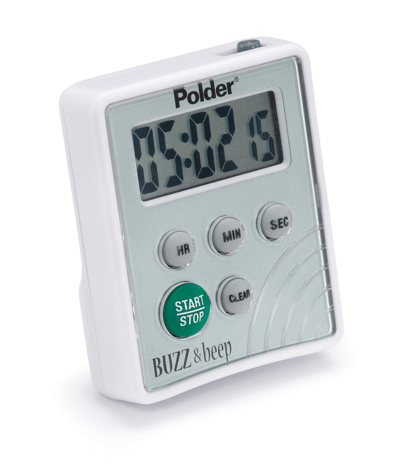 Polder Digital Buzz and Beep Timer, Green