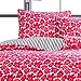 Marimekko Mini Unikko Quilt Set Full/Queen Red