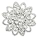 Danbihuabi Fashion Womens Clear Crystal Brooch Mixed Lot