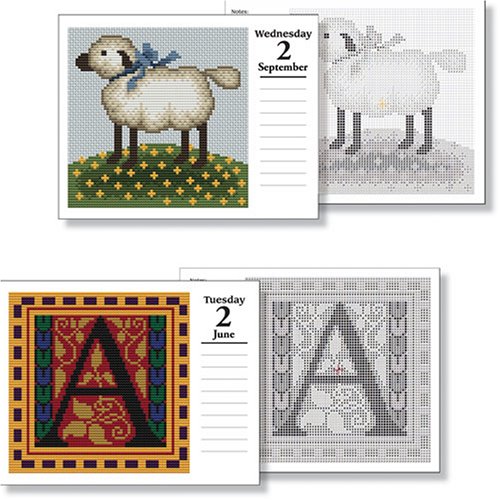 Easy CrossStitch PatternaDay 2009 DaytoDay Calendar