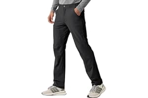 FREE SOLDIER Men's Outdoor Cargo Hiking Pants with Belt Lightweight Waterproof Quick Dry Tactical Pants Nylon Spandex