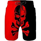 Jinlinhong Mens Swim Trunks with Mesh Lining,Quick Dry Big Tall Board Shorts Swimsuit Beach Pants Swimwear Bathing Suits
