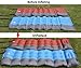 GEERTOP Portable Self-Inflating Camping Sleeping Pad with Attached Pillow Lightweight Stitching Air Cushion Inflatable Camp Tents Air Mat Mattress for Camping, Hiking Backpacking Travelling