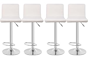 SONNACH Velvet Bar Stool Seat Covers, Square Barstool Covers Slipcovers,Counter Height Chair Covers (4, Off wihte)