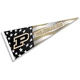Purdue Boilermakers Nation USA Stars and Stripes Pennant Pennant Banner Flag