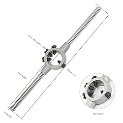 Aceteel 0.8 Inch Die Stock Handle Wrench, 20X7