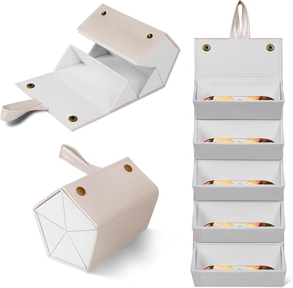 TICACOS SUNGLASS ORGANIZER, SUNGLASSES ORGANIZER, SUNGLASSES DISPLAY ORGANIZER FOR WOMEN MEN, SUNGLASSES CASE MULTIPLE PAIRS