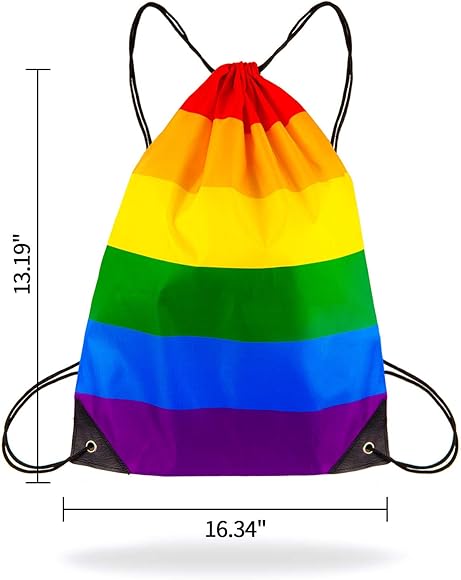 rainbow string bolsa