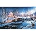 Bits and Pieces – 1000 Piece Glow in The Dark Jigsaw Puzzle for Adults – All is Bright by Artist James Meger - Winter Holiday Landscape, Completed Puzzle Size: 20