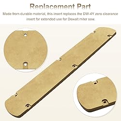 GEAIN Zero Clearance Insert Fits for Dewalt Sliding