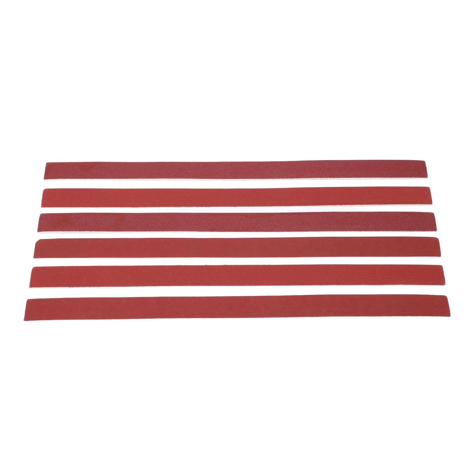 Guitar sanding paper, guitar polishing sandpaper strips 6pcs customizable professional luthier maintenance for fret leveler
