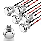 Gebildet 5pcs 12mm 2A 12V/24V/125V/250V AC Prewired