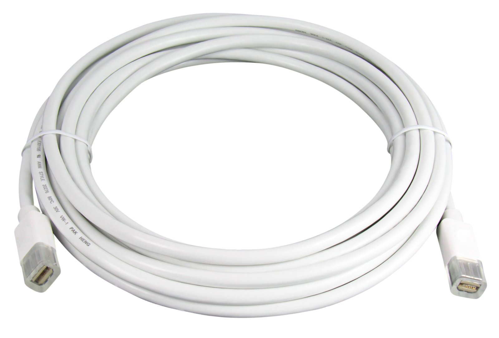 Dr. Bott 4.5m Mini Display Port Cable - White