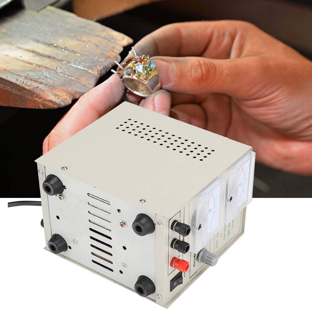 5A Multi-Function Electroplating Metallurgy Machine, Jewellery Gold Plating/Silver Plating Tool, Rapid Cooling And Cooling, Clear Voltage And Current Display, Repair Surface(US): Beauty