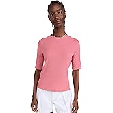 Vince Women's Elbow Sleeve Crew Neck Top