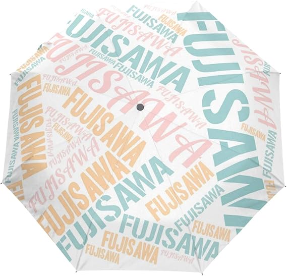 Amazon Co Jp 折りたたみ傘 ワンタッチ自動開閉 高強度グラスファイバー8本骨 耐風撥水 日傘 Uvカット 遮光率99 晴雨兼用 レディース 旅行 アウトドア用 苗字 名字 藤澤 Fujisawa 服 ファッション小物