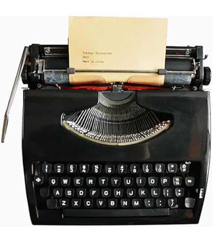 Amazon.com: SUZEPER Vintage Manual Typewriter Machine,Classic Old