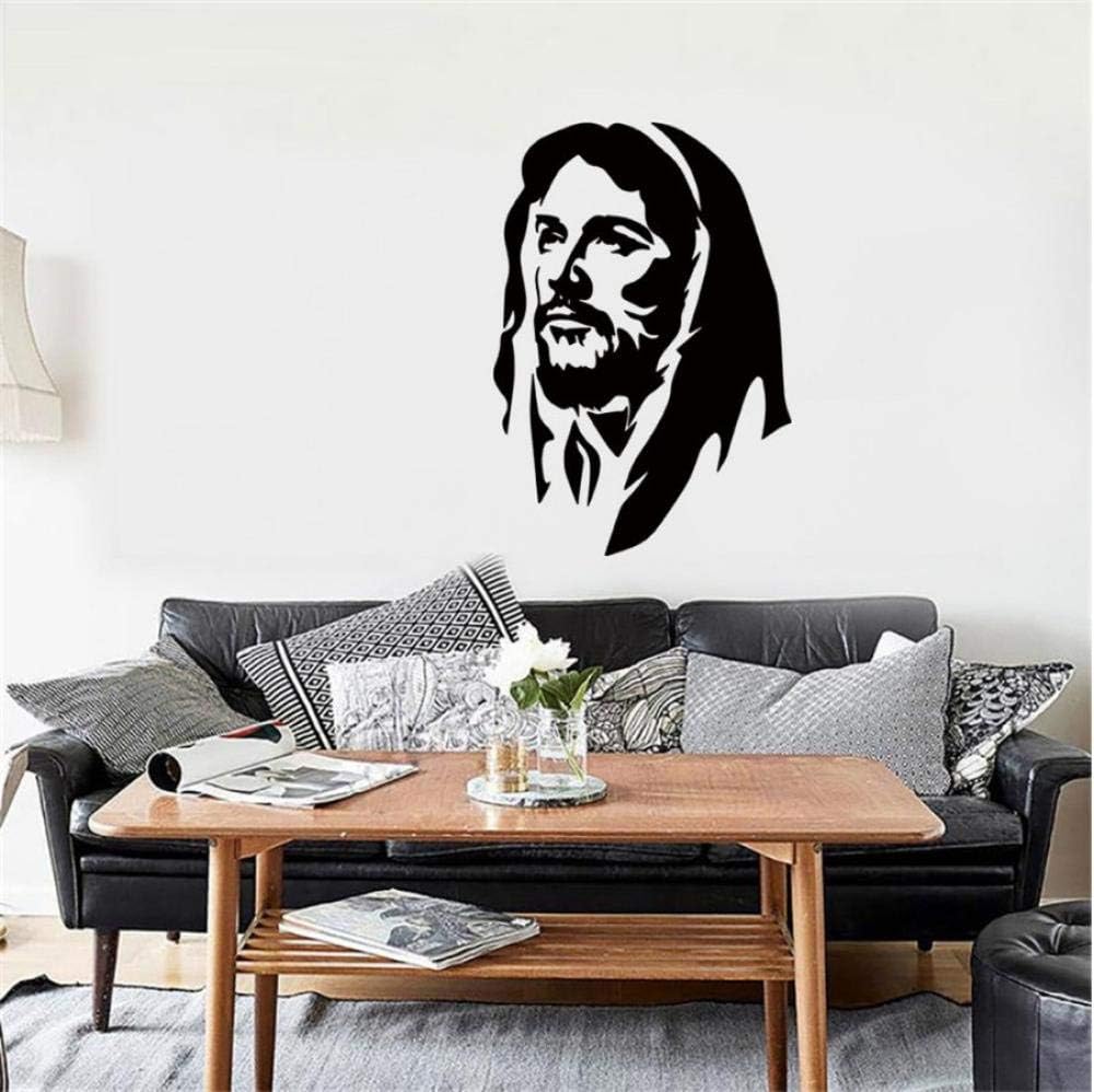 YQOQY Wall Sticker,Jesus portrait 40x58cm DIY PVC Wall Decal Room Sticker Nursery Wall Art Removable Waterproof