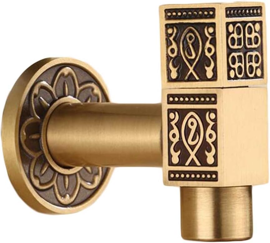 Panda Legends [Square] Brass Outdoor Antique Faucet Mop Pool Faucet Wall Faucet Kitchen/Garden