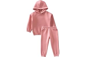 CERITTI Unisex Kids Tracksuit Set 2 Piece – Pullover Hoodie Sweatshirt & Outfits Sweatsuit for Boys Girls Toddler Fall Winter