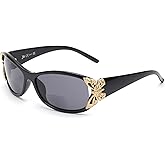 JM 2 Pack Bifocal Reading Sunglasses for Women Fashion Sun Readers Outdoor Reading Glasses UV400 Protection