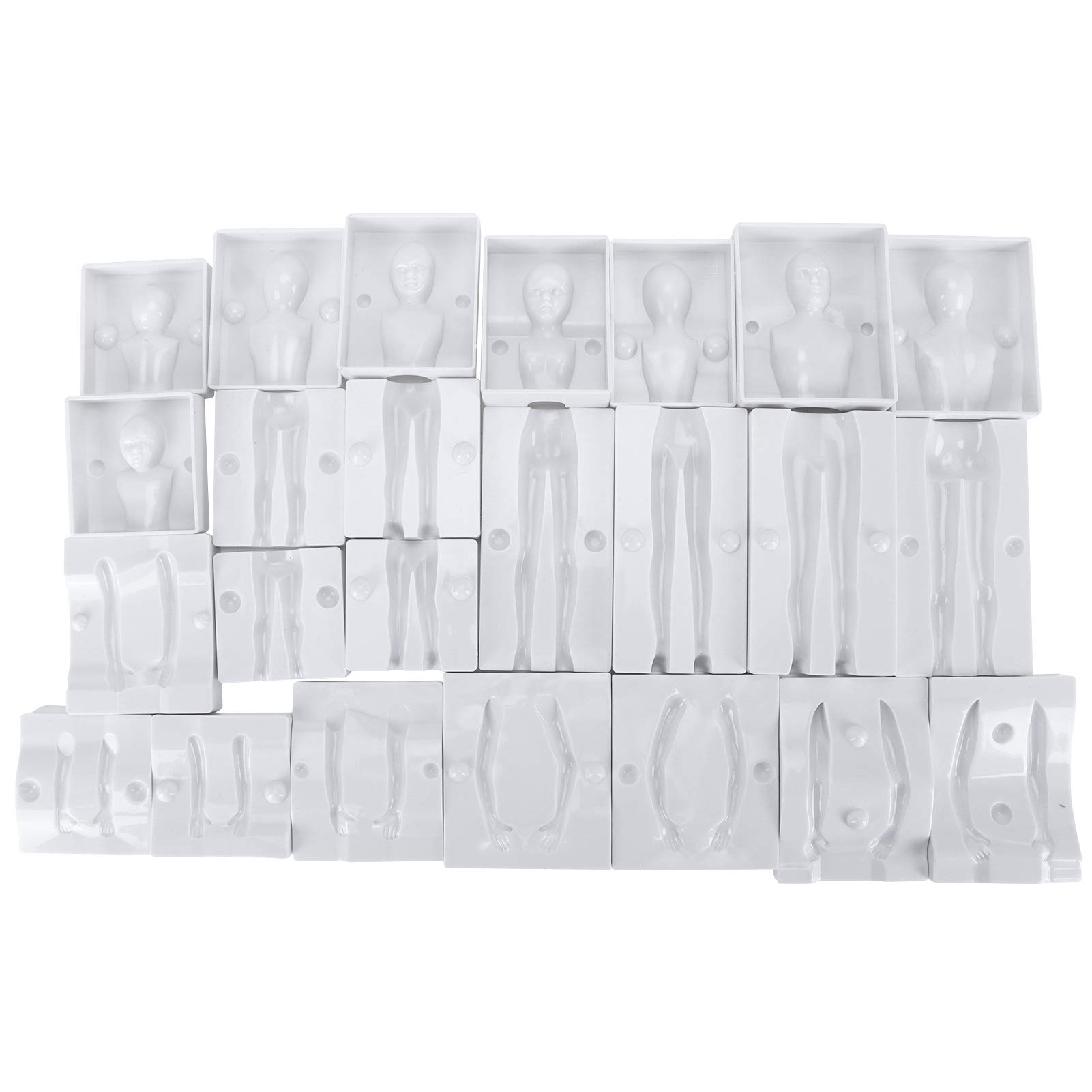 URRNDD Plastic People Shaped Cake Figure Mold Body Model DIY Baking Fondant Cake Molds Decorating Tools