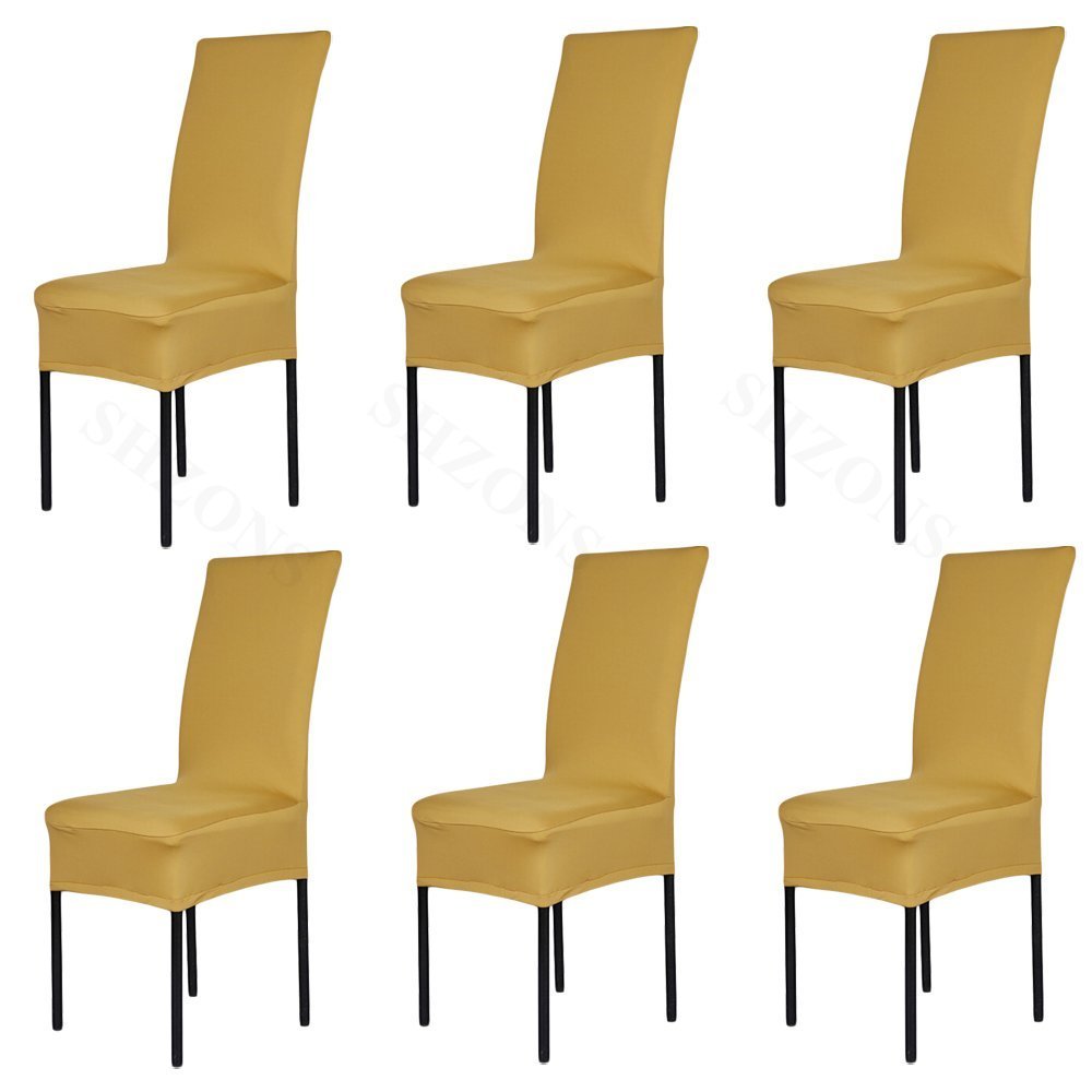 Best Stretch Removable Washable Short Dining Chair Cover Protector Seat Slipcover