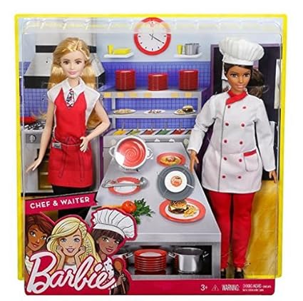chef and waiter barbie